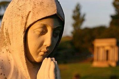 Pray Rosary stamp